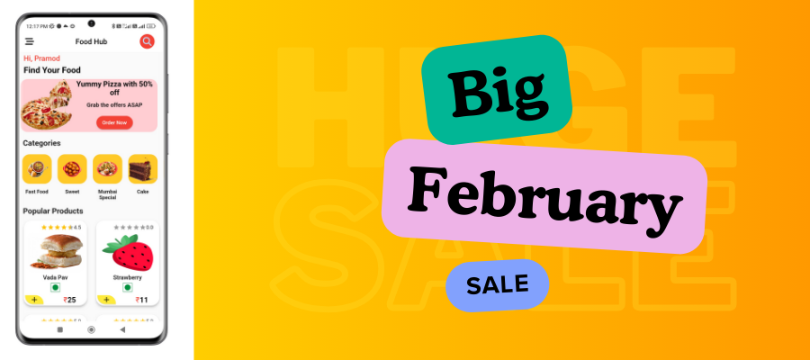 Flutter Food Hub | Food Delivery App with Admin Panel